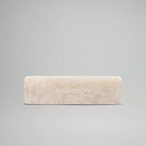 Lululemon White Opal Light Ivory White Hair Barrette NWT